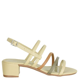 SANDALIA SALTO BLOCO TIRAS ABAULADAS DI SANTINNI