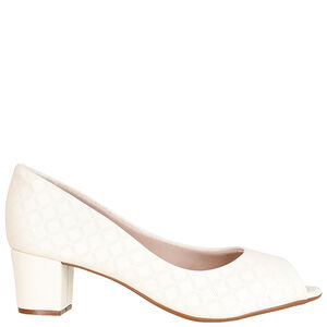 PEEP TOE SALTO BLOCO MATELASSE BEIRA RIO