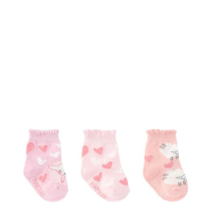 MEIA COLORIDA INF KIT C/3 PIMPOLHO