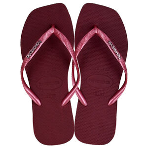 CHINELO HAVAIANAS SLIM SQUARE LOGO METALLIC