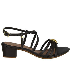 SANDALIA SALTO BLOCO TIRAS ADDAN MULHER