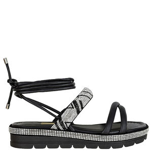 SANDALIA FLATFOM STRASS VIZZANO