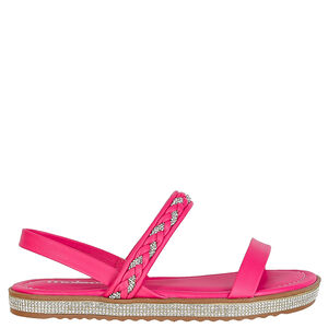 SANDALIA FLATFORM VIRA STRASS MOLECA