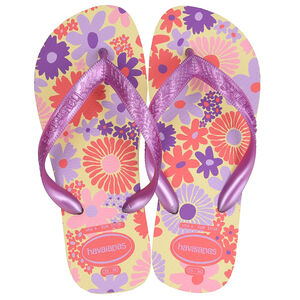 CHINELO INFANTIL HAVAIANAS KIDS FLORES