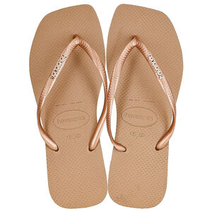 CHINELO HAVAIANAS SLIM SQUARE LOGO METALLIC