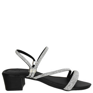 SANDALIA SALTO BLOCO STRASS REGULADOR DI SANTINNI