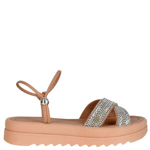 SANDALIA FLATFORM TIRAS CRUZADAS DI SANTINNI