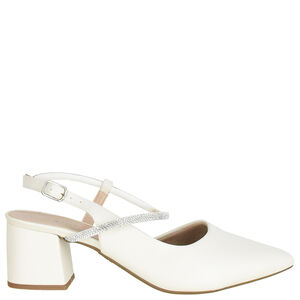 SAPATO SALTO BLOCO CHANEL STRASS DI SANTINNI