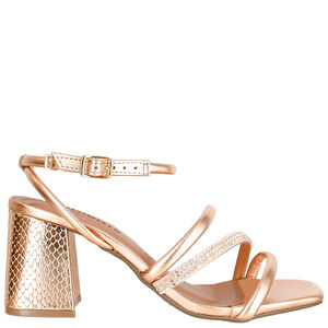SANDALIA SALTO STRASS PULSEIRA VIA MARTE