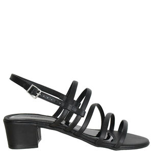 SANDALIA SALTO BLOCO TIRAS ABAULADAS DI SANTINNI