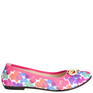 SAPATILHA LACO METAL FLORAL MOLECA