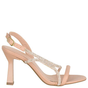 SANDALIA SALTO GEOMETRICO STRASS DI SANTINNI