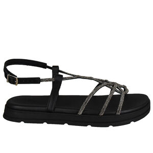 SANDALIA FLATFORM STRASS MOLECA