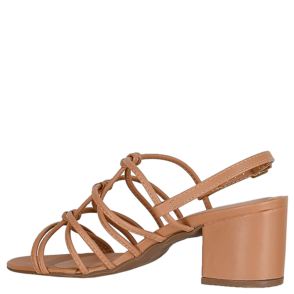 SANDALIA SALTO BLOCO TIRAS FINAS DI SANTINNI image number 3