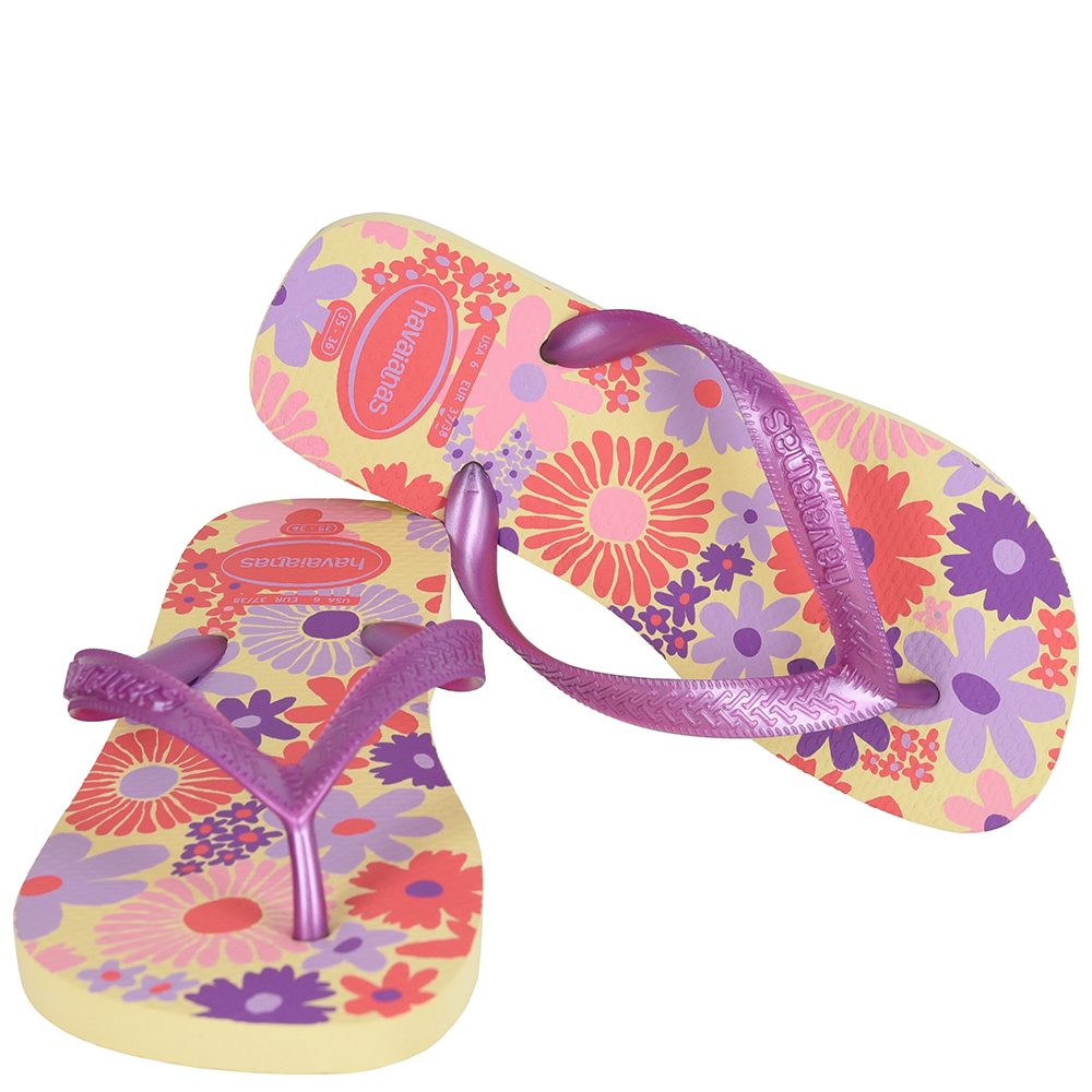 CHINELO INFANTIL HAVAIANAS KIDS FLORES image number 4