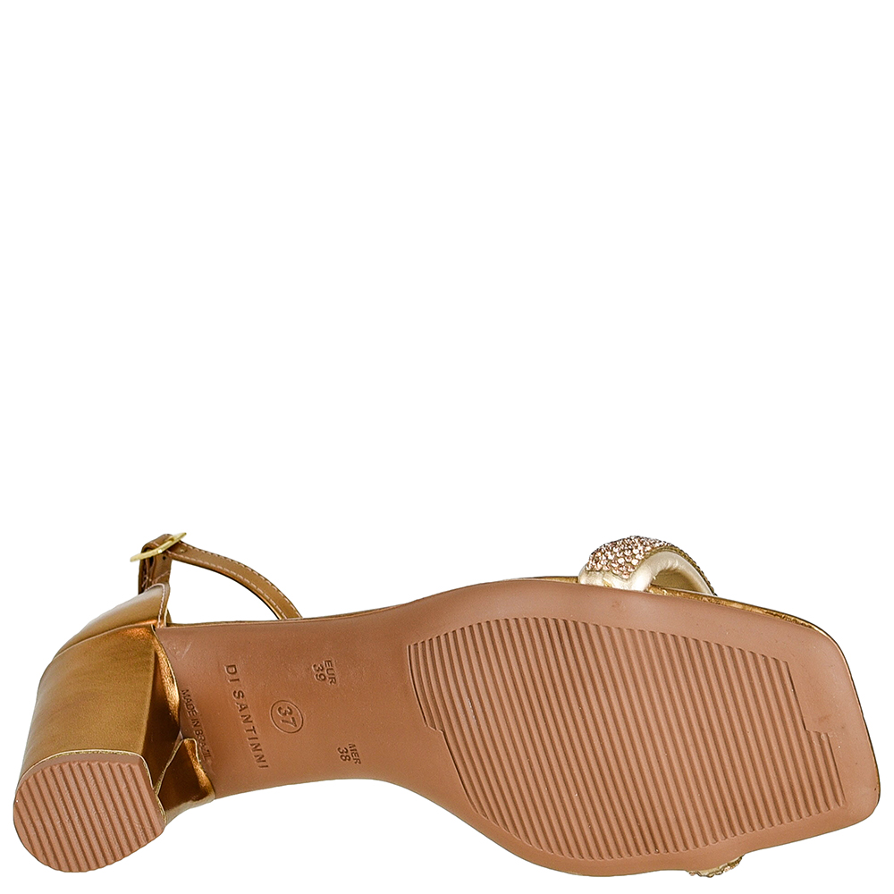 SANDALIA SALTO STRASS LISO DI SANTINNI image number 4