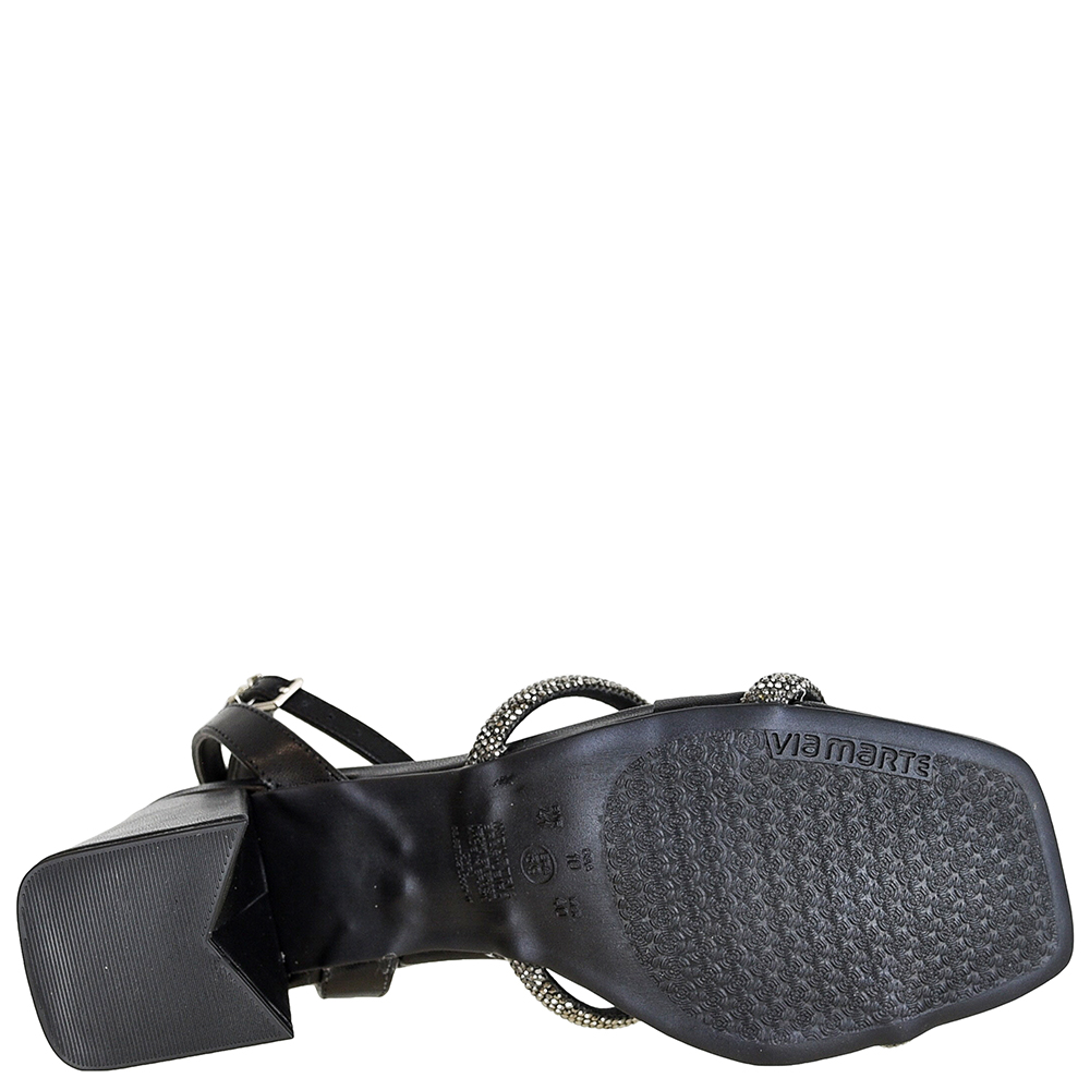 SANDALIA SALTO STRASS VIA MARTE image number 4