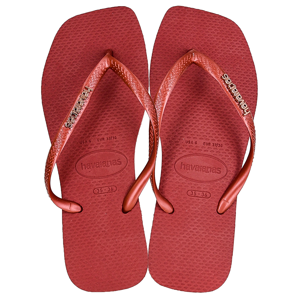 CHINELO HAVAIANAS SLIM SQUARE LOGO METALLIC image number 0