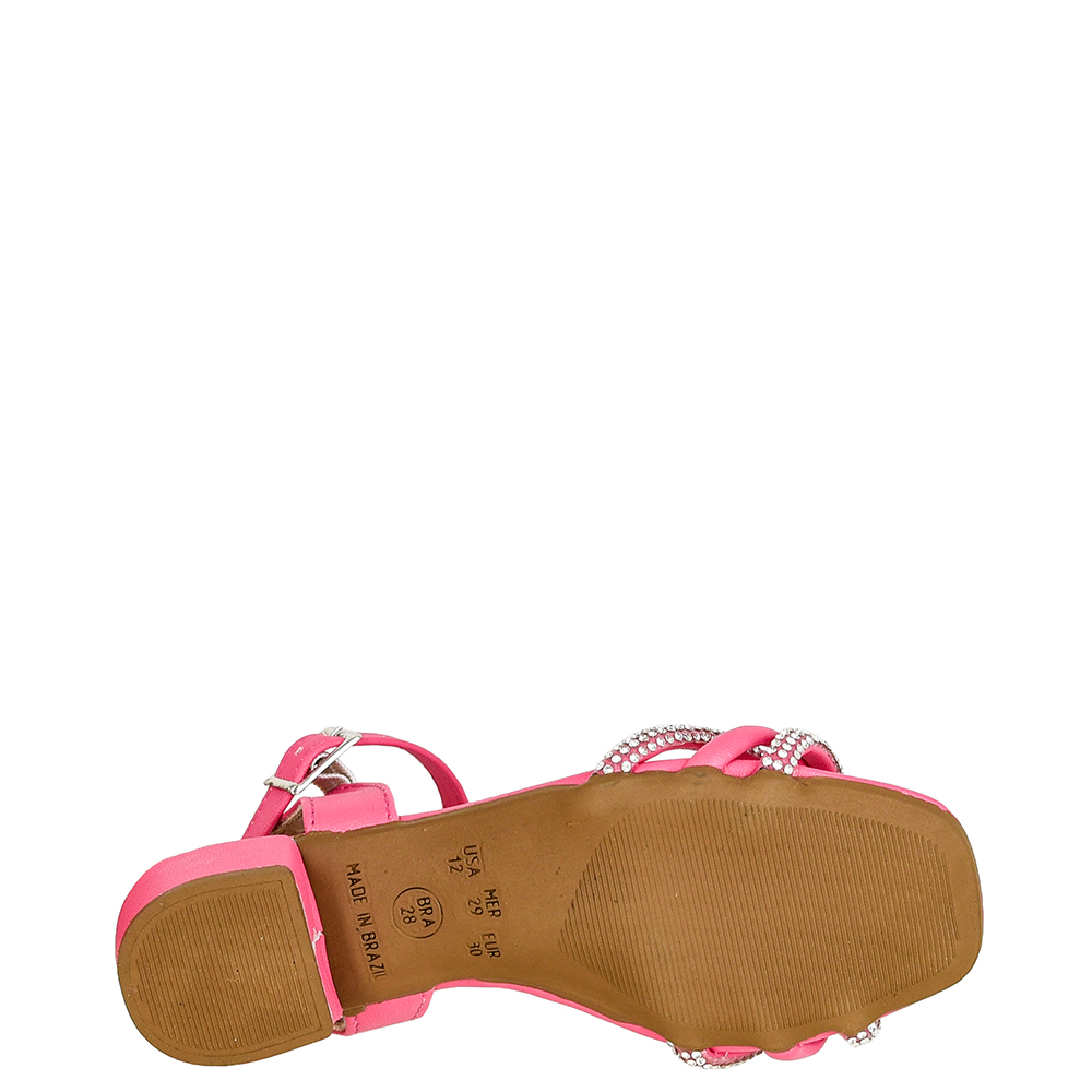 SANDALIA INFANTIL COM SALTINHO ADDAN MENINA image number 4