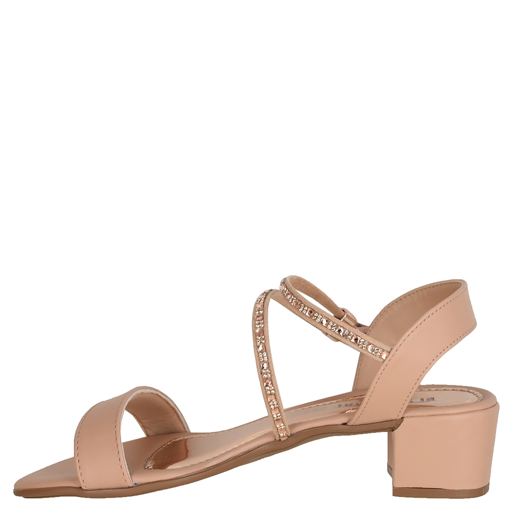 SANDALIA SALTO BLOCO STRASS COM REGULADOR DI SANTINNI image number 3