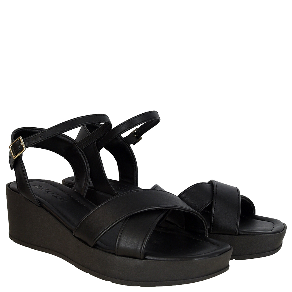 SANDALIA ANABELA TIRAS CRUZADAS DI SANTINNI image number 1