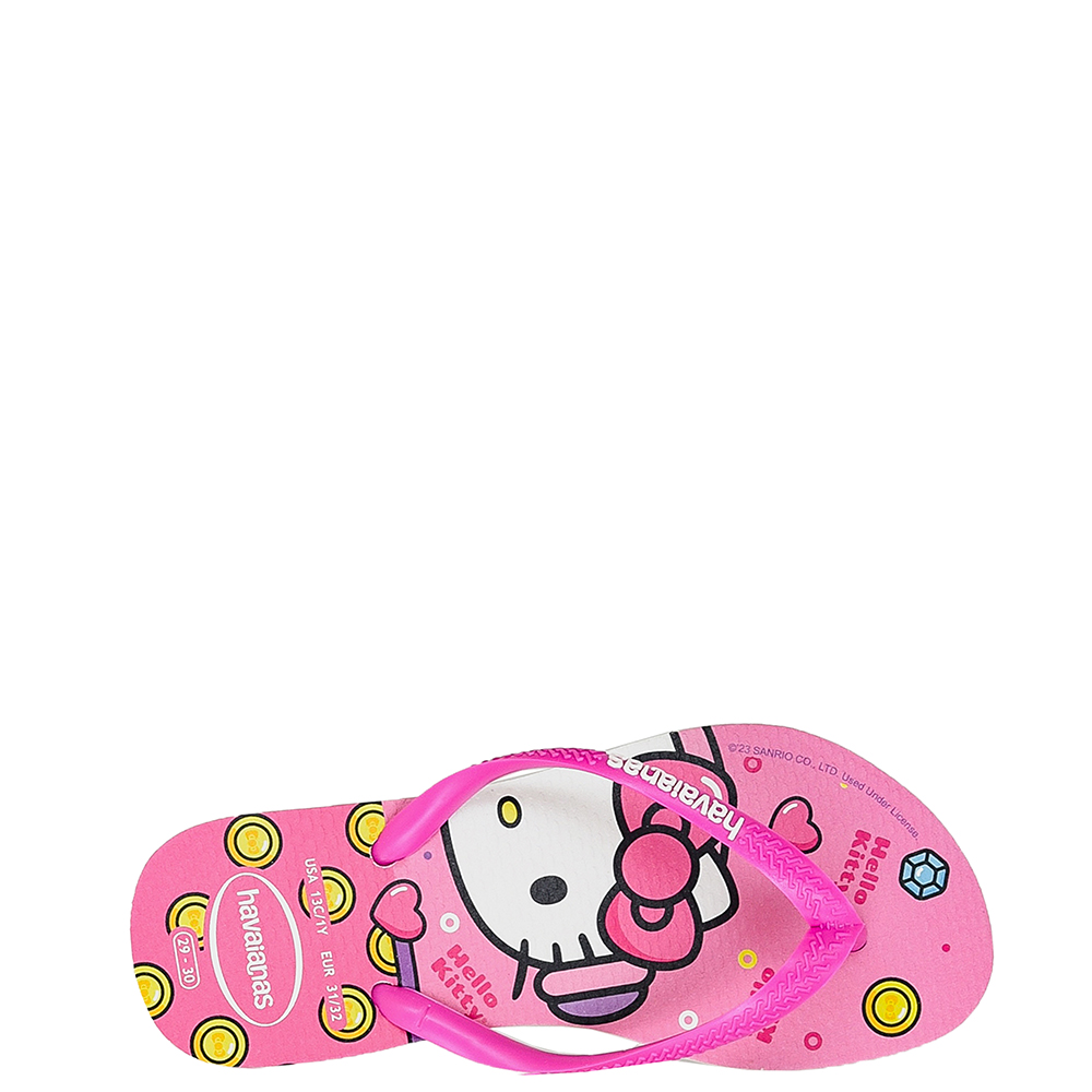 CHINELO INFANTIL HAVAIANAS KIDS SLIM HELLO KITTY 4145748 image number 1