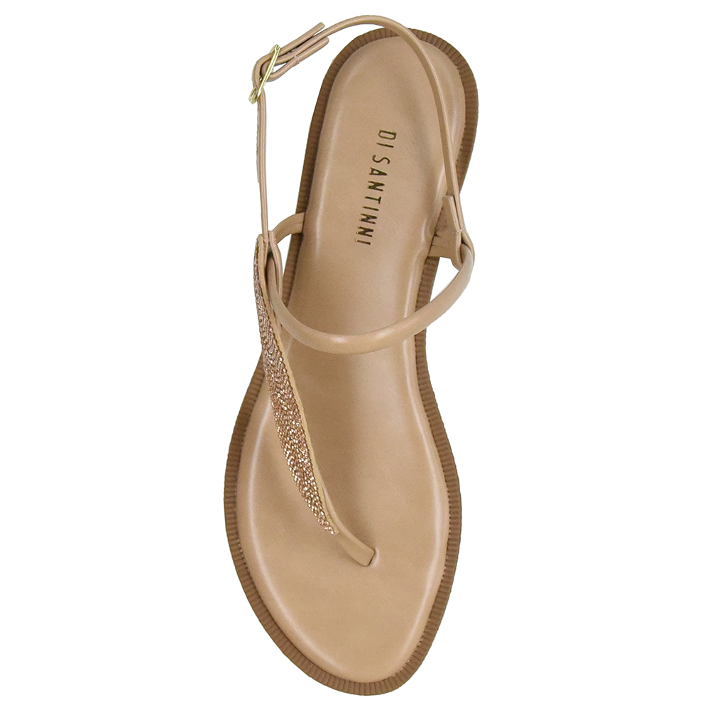 SANDALIA BAIXA FOLHA STRASS image number 2