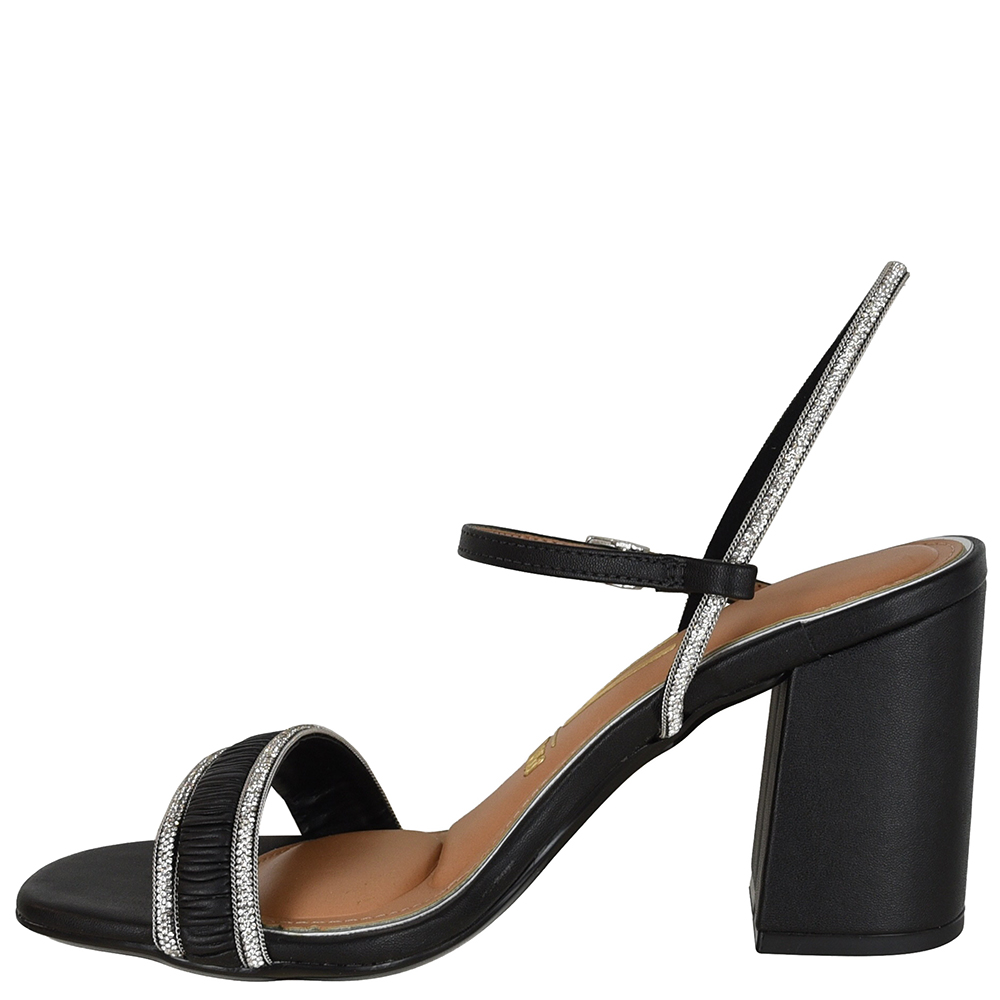 SANDALIA SALTO TIRAS COM STRASS VIZZANO image number 3