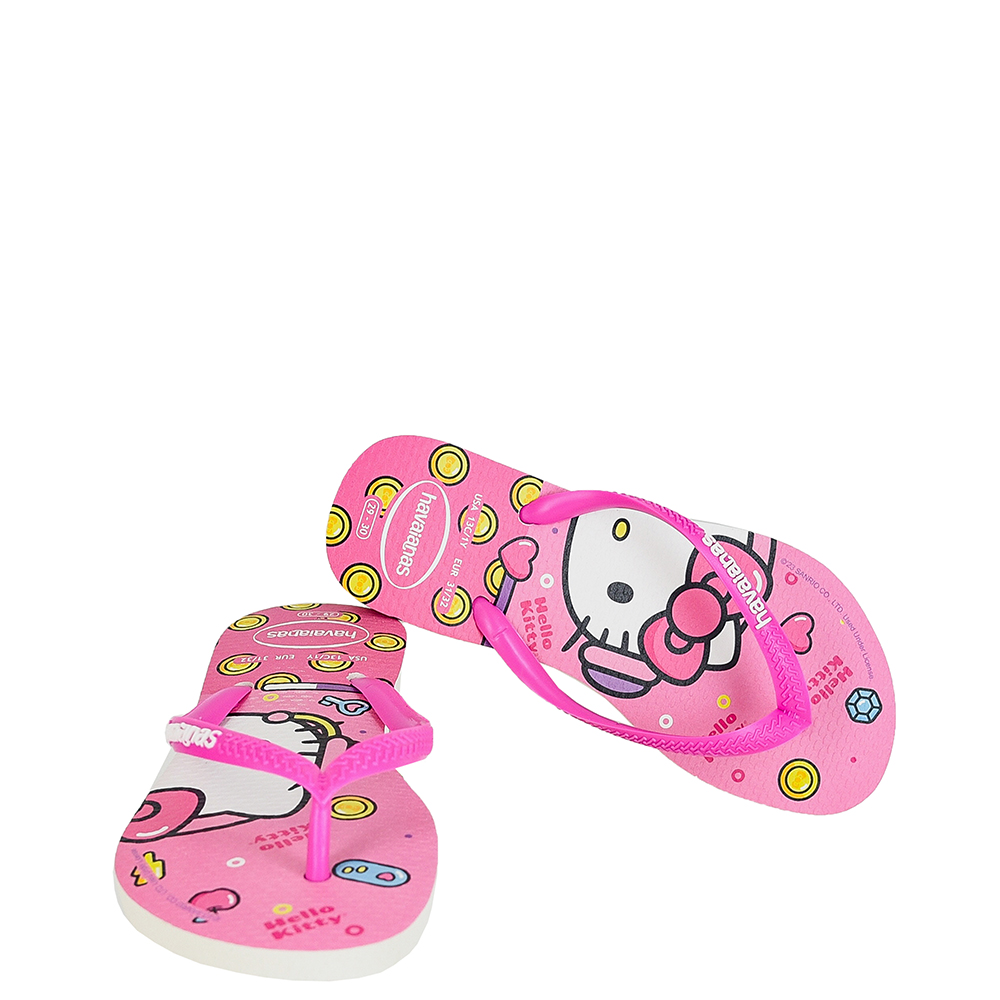 CHINELO INFANTIL HAVAIANAS KIDS SLIM HELLO KITTY 4145748 image number 4