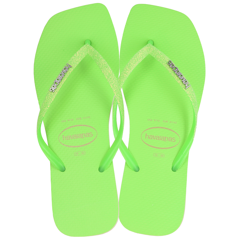 CHINELO HAVAIANAS SLIM SQUARE GLITTER NEON image number 0