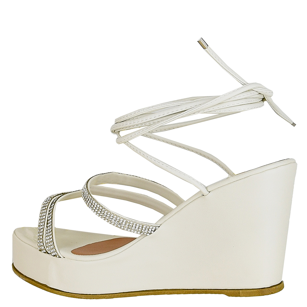 SANDALIA ANABELA STRASS DI SANTINNI image number 1