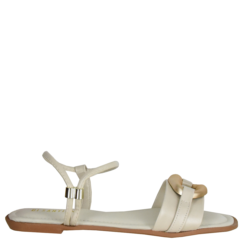 SANDALIA BAIXA METAL E REGULADOR DI SANTINNI image number 0