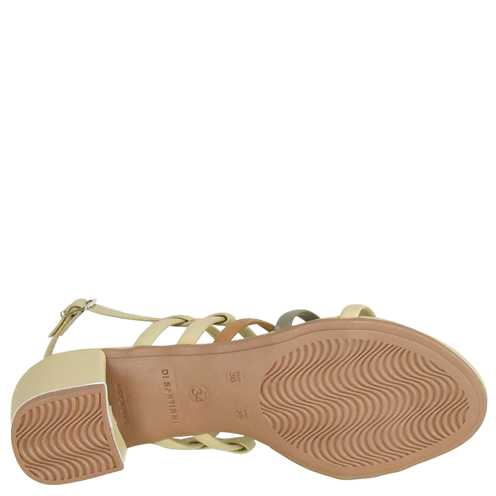 SANDALIA SALTO BLOCO TIRAS ABAULADAS DI SANTINNI image number 4