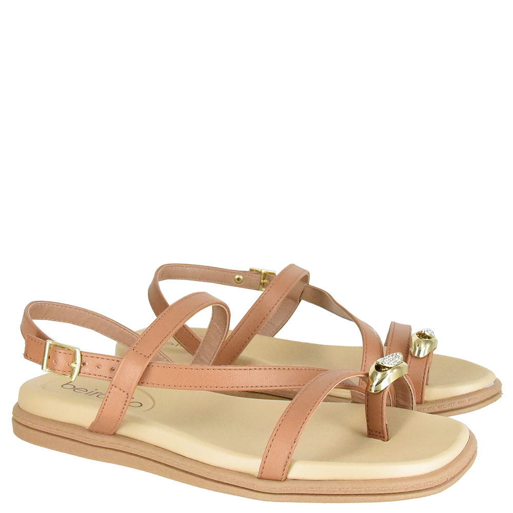 SANDALIA FLATFORM METAL BEIRA RIO image number 1