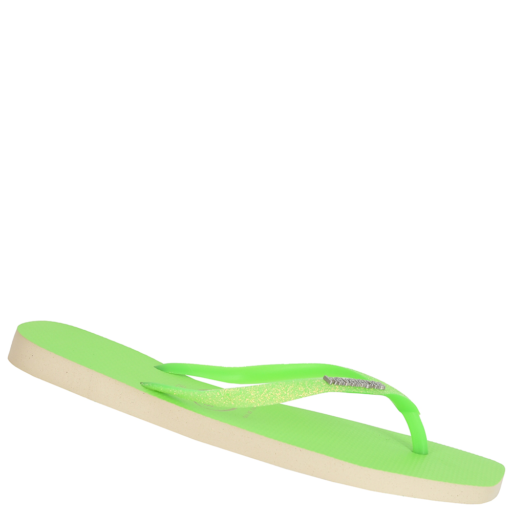 CHINELO HAVAIANAS SLIM SQUARE GLITTER NEON image number 2