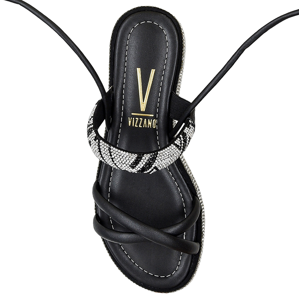 SANDALIA FLATFOM STRASS VIZZANO image number 2