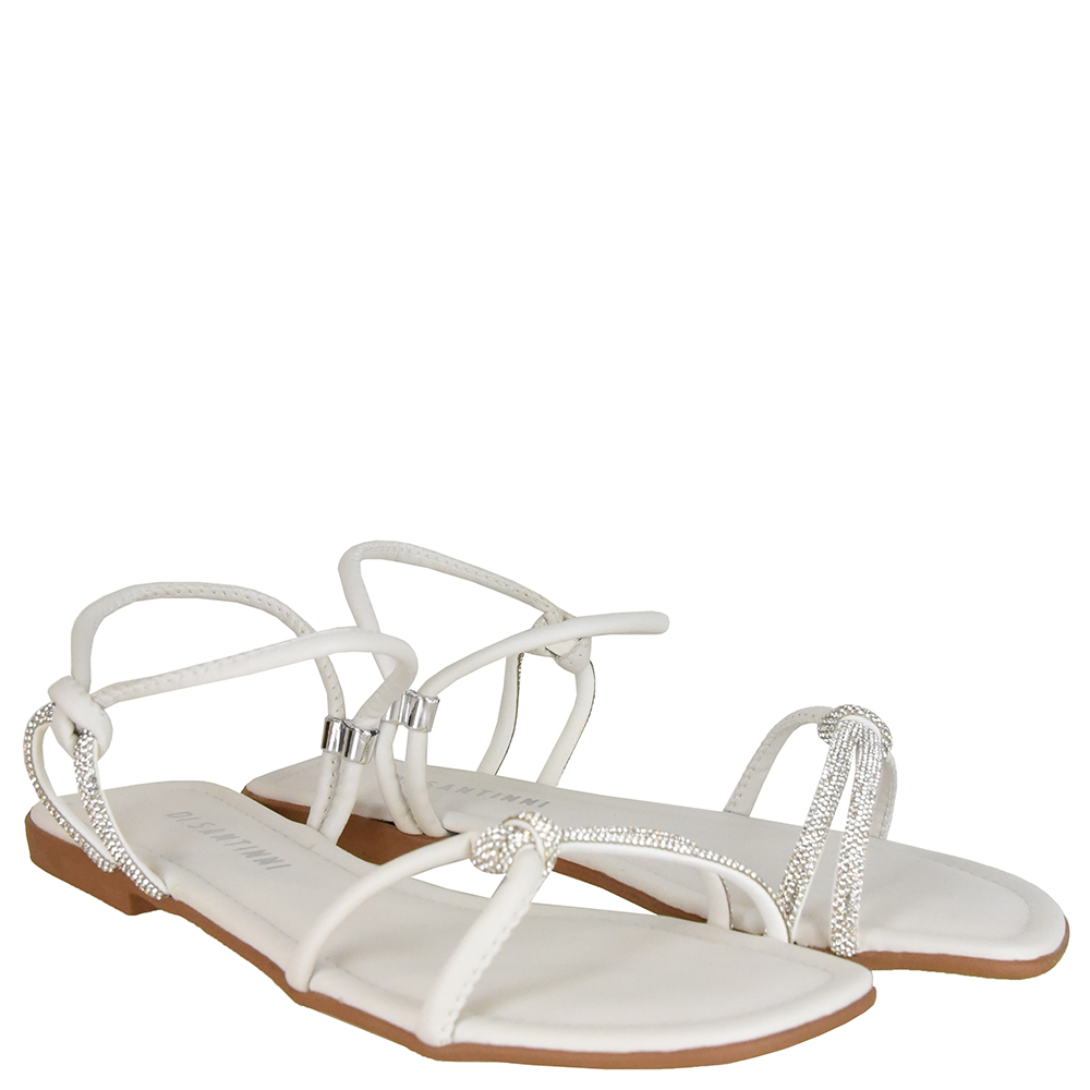 SANDALIA BAIXA STRASS REGULADOR DI SANTINNI image number 1