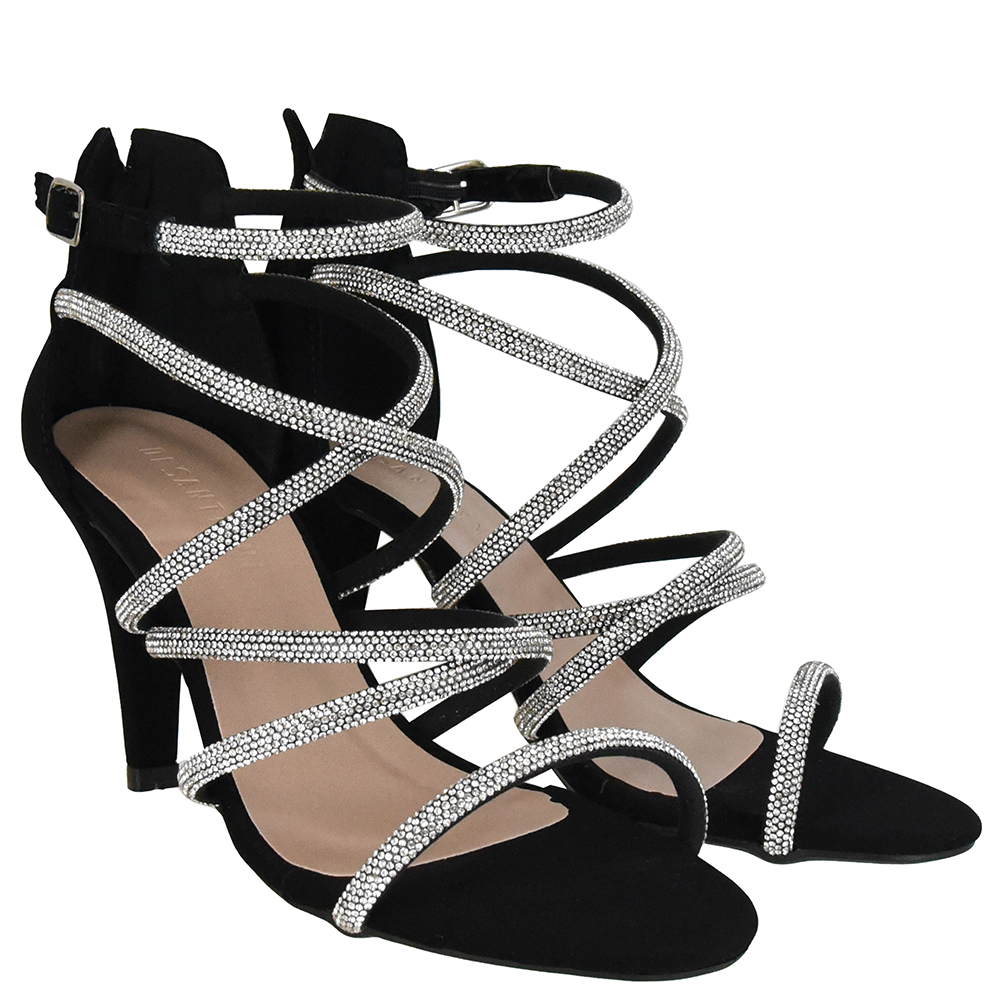 SANDALIA SALTO FINO STRASS DI SANTINNI image number 1