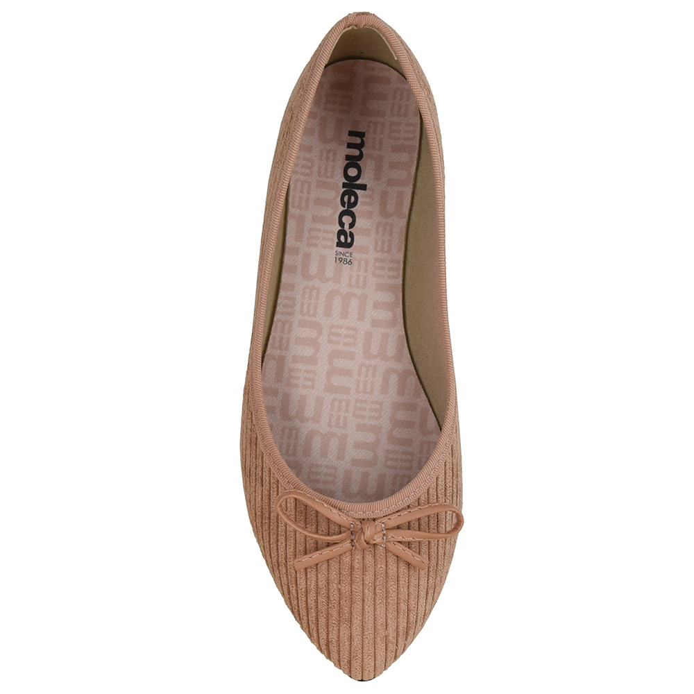 SAPATILHA LACINHO VELUDO MOLECA image number 2