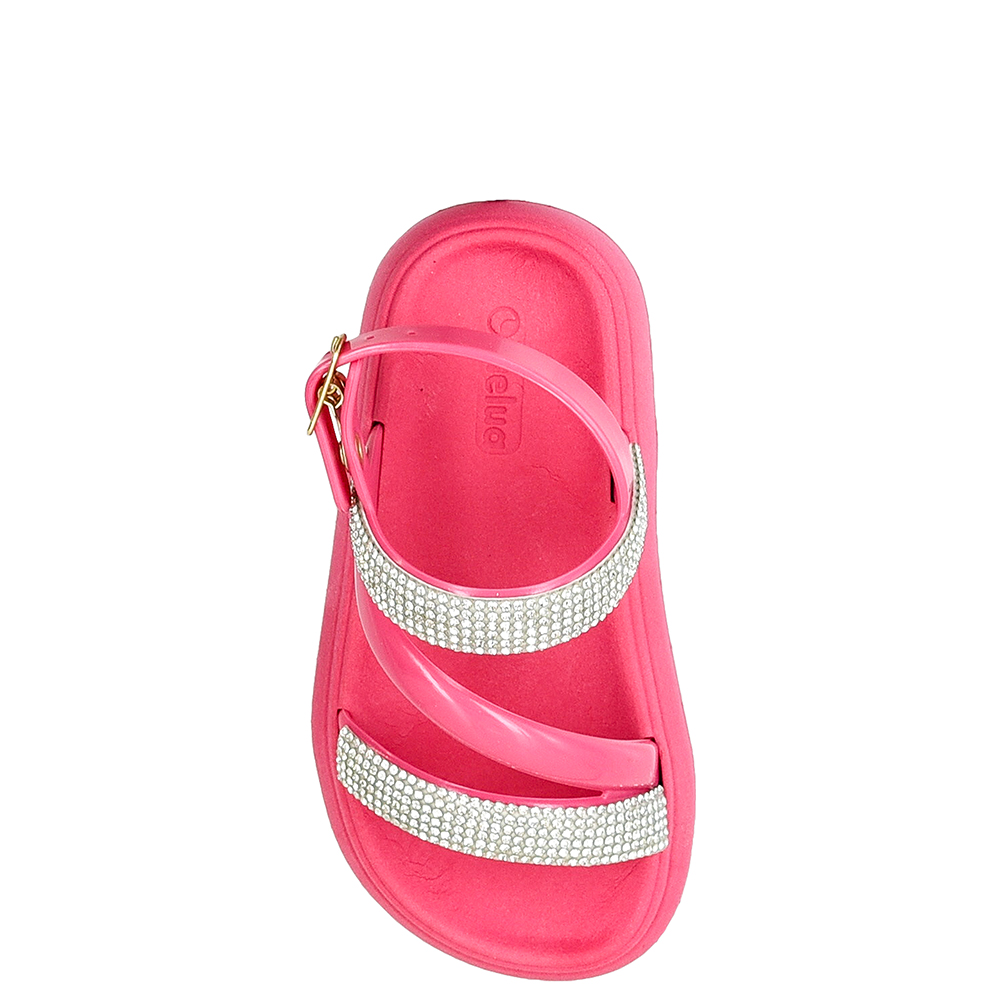 SANDALIA INFANTIL COM STRASS LUELUA image number 2