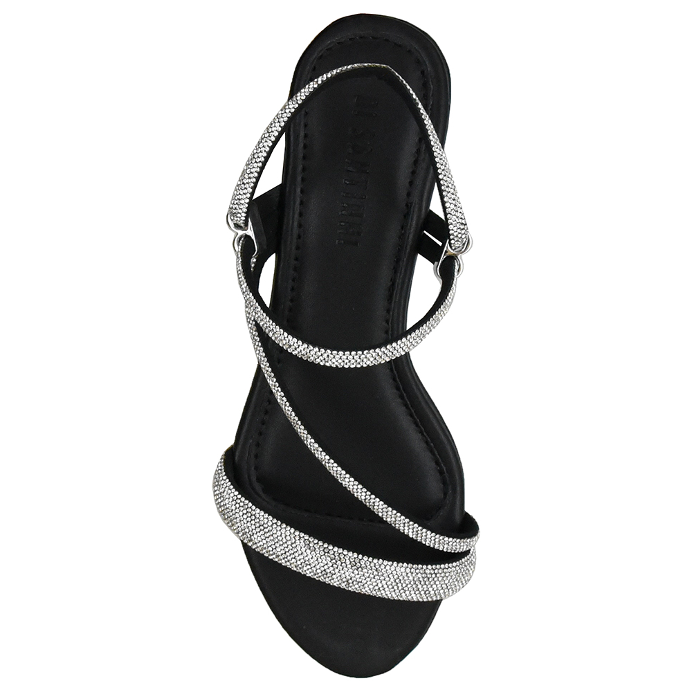 SANDALIA SALTO BLOCO STRASS REGULADOR DI SANTINNI image number 2