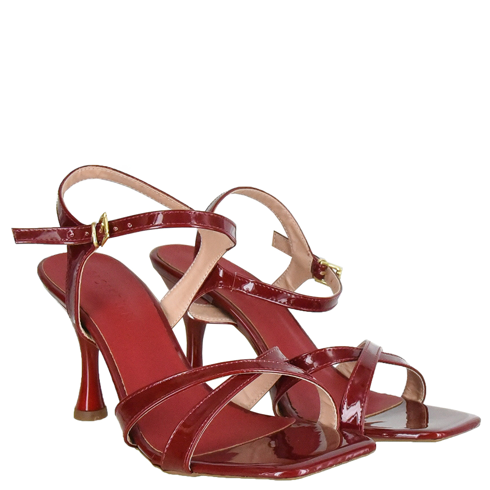 SANDALIA SALTO AMPULHETA TIRAS CRUZADAS DI SANTINNI image number 1