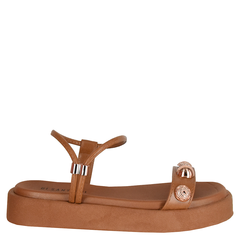 SANDALIA FLATFORM METAIS DI SANTINNI image number 0