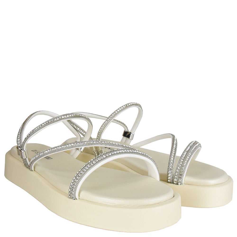 SANDALIA FLATFORM STRASS DI SANTINNI image number 1
