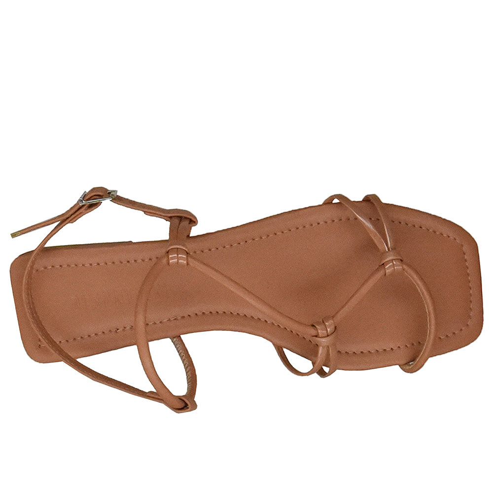 SANDALIA BAIXA TIRAS ROLICAS DI SANTINNI image number 1