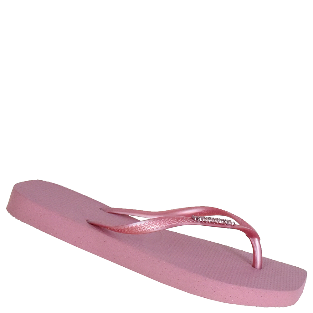 CHINELO HAVAIANAS SLIM SQUARE LOGO METALLIC image number 2