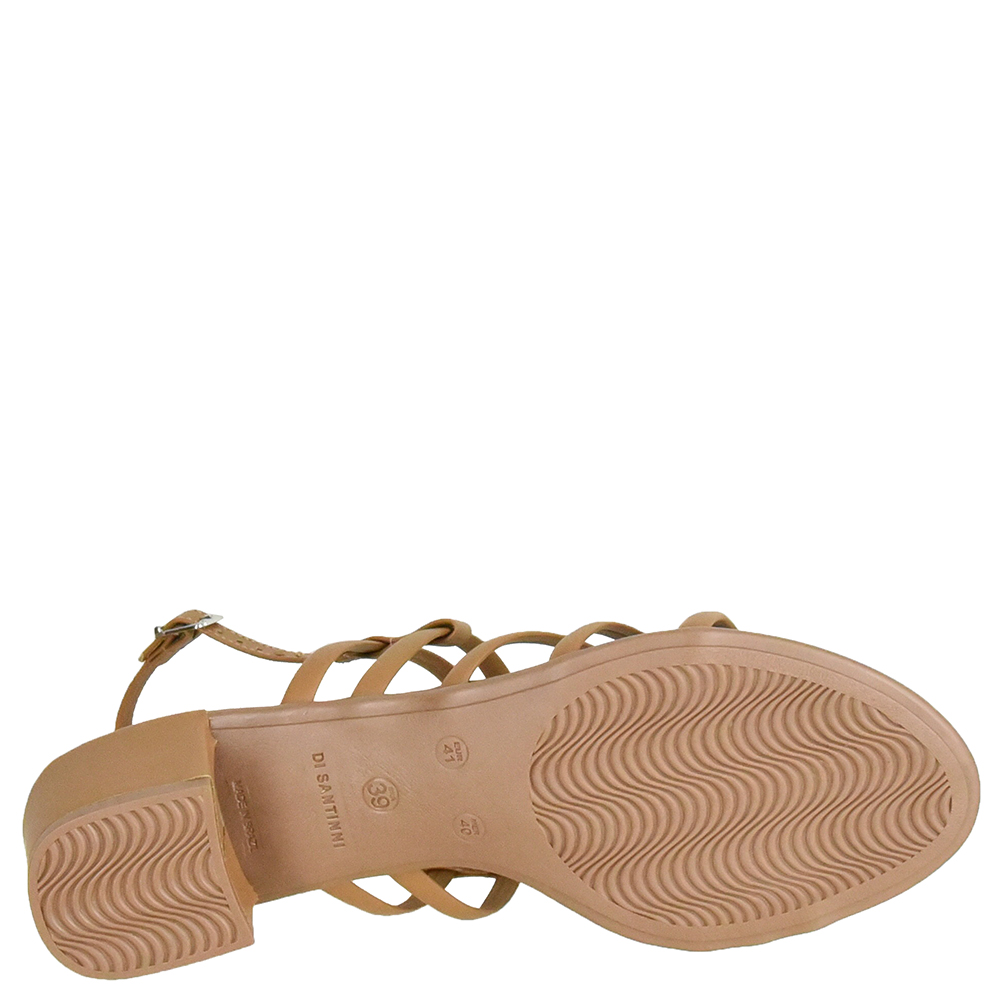 SANDALIA SALTO BLOCO TIRAS ABAULADAS DI SANTINNI image number 4