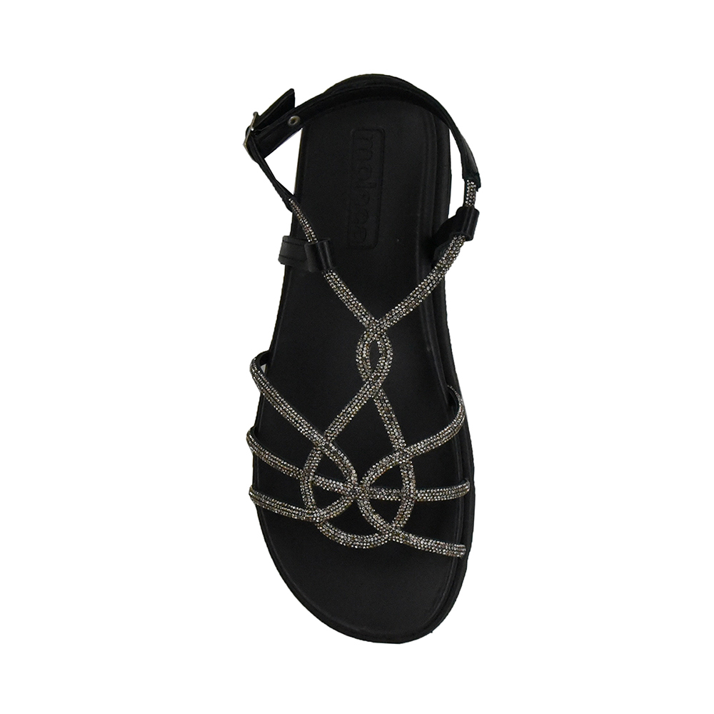 SANDALIA FLATFORM STRASS MOLECA image number 1