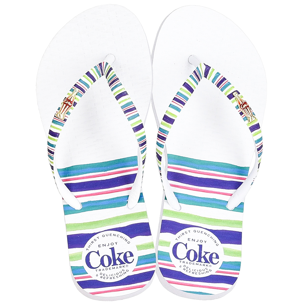 CHINELO COCA COLA WATERCOLOR STRIPES image number 0