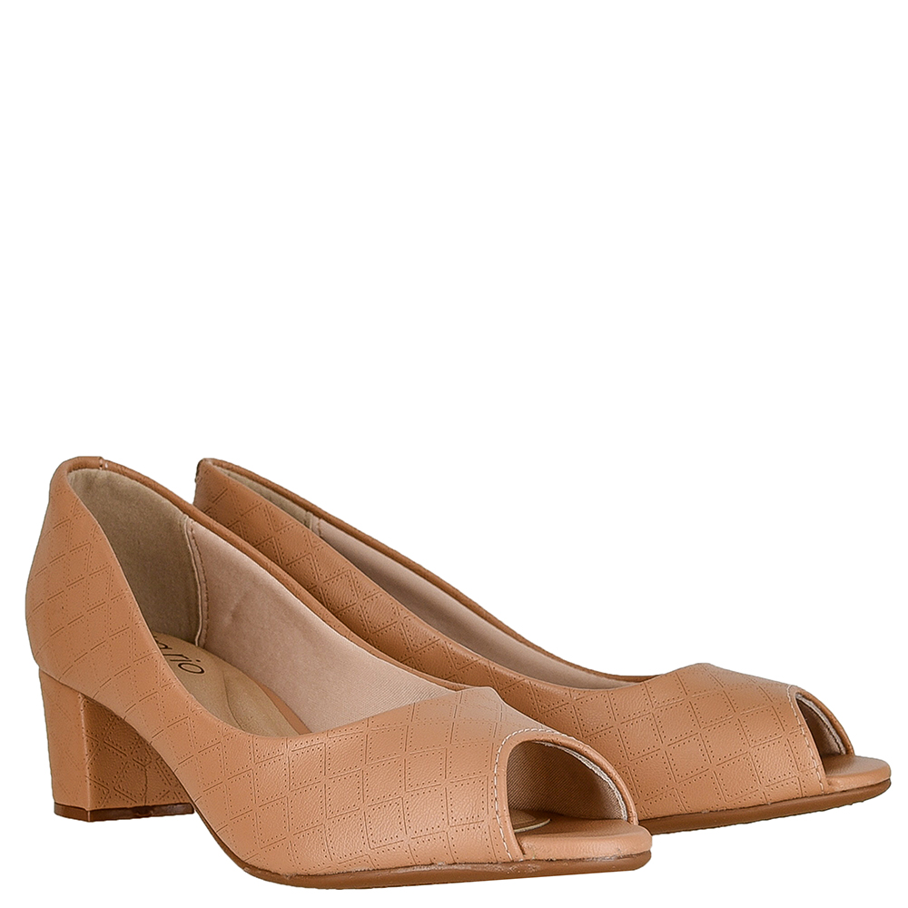 PEEP TOE SALTO BLOCO MATELASSE BEIRA RIO image number 1